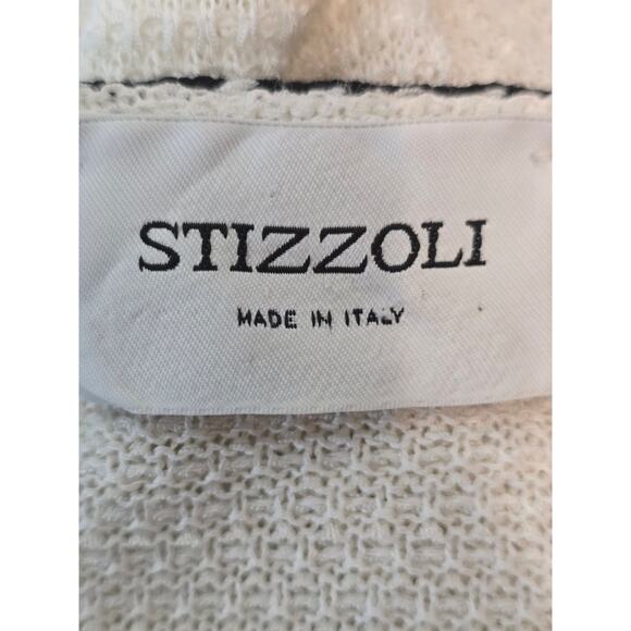 Stizzoli Black Pink Mid Zip Winter Women's Cardigan Tag 56 - US 20 - Picture 4 of 5